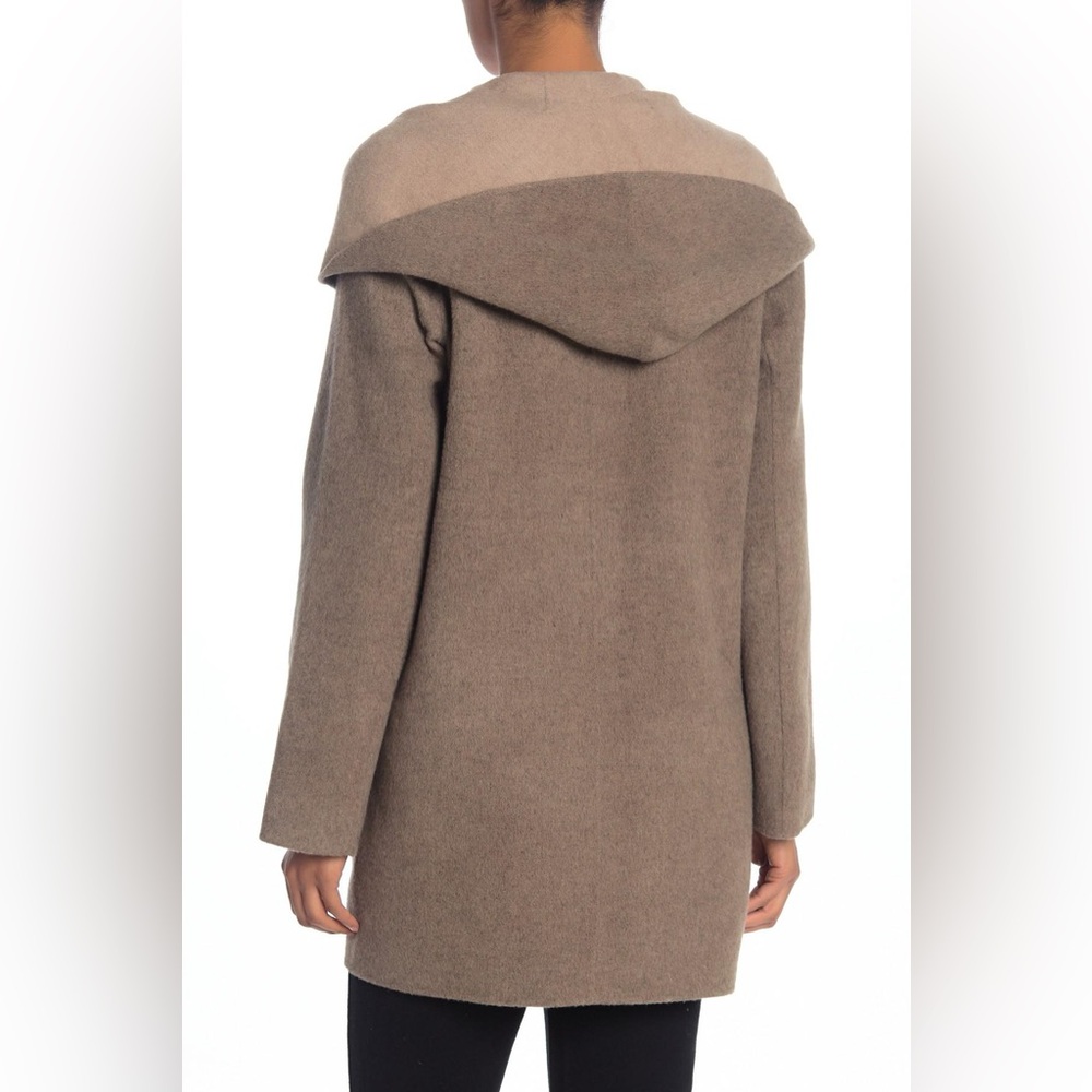 Vince Wool-Blend Hooded Coat - Picture 2 of 5